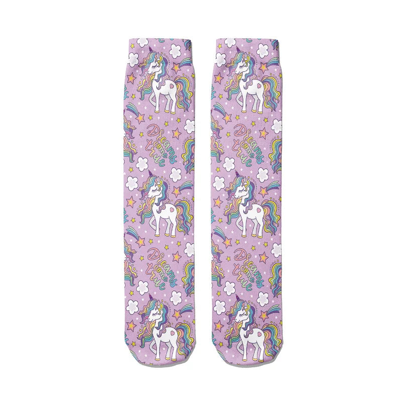 themed unicorn socks for ladies